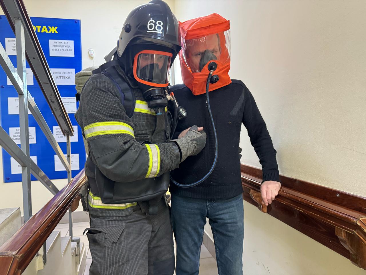 В здании ТЦ «Импульс» г. Богородицк была проведена тренировка.
