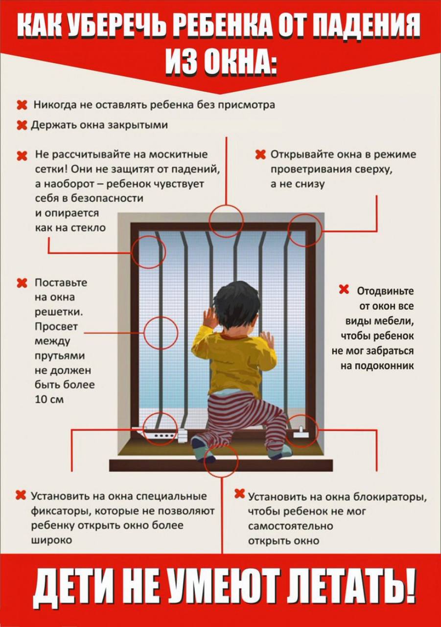 Осторожно! Открытое окно.