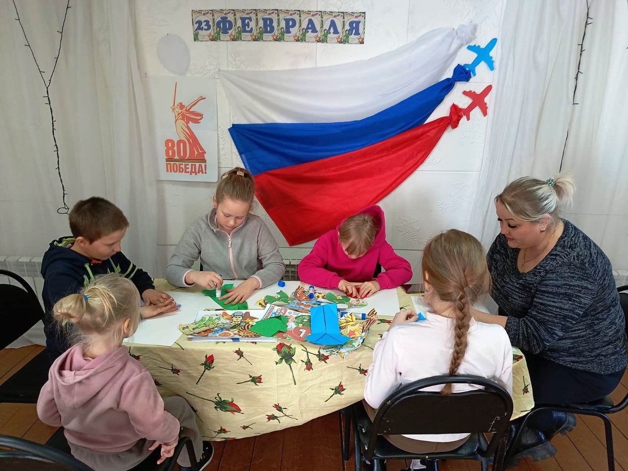 В домах культуры Куркинского района прошли мастер-классы, посвящённые Дню защитника Отечества.