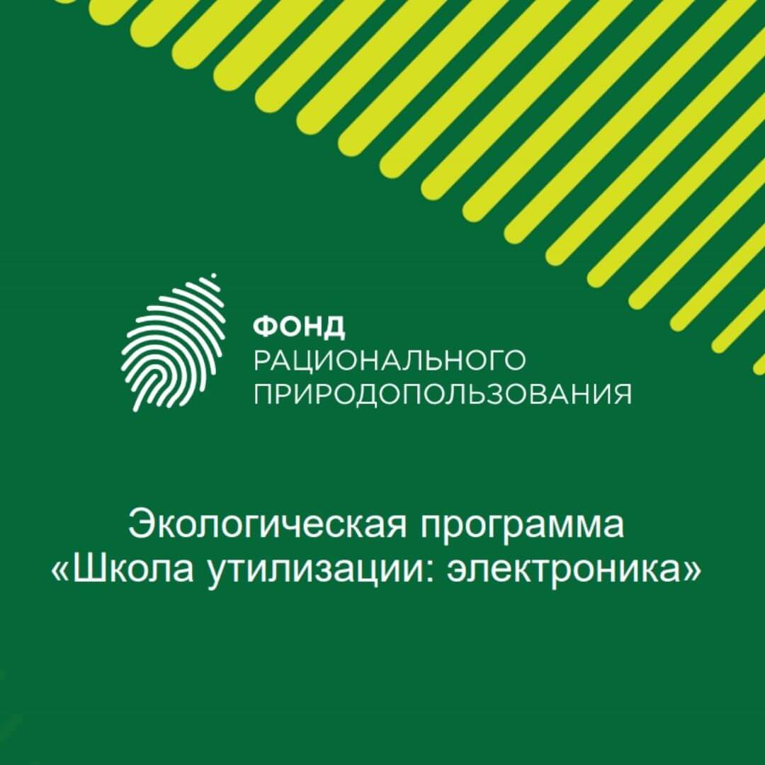 Федеральная экологическая благотворительная программа «Школа утилизации: электроника».